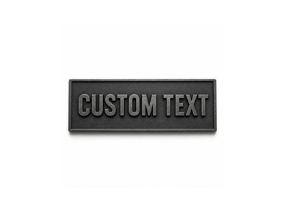 Custom Name Plate for Species Containment Pod